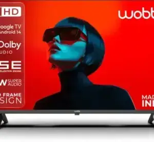 Wobble 80.01 cm (32 inches) K Series HD Smart LED TV with Google TV 5.0 (Black) WB32HDAGU2841D25